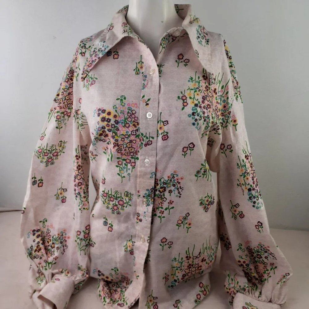 JCPenny Floral Button Shirt for women